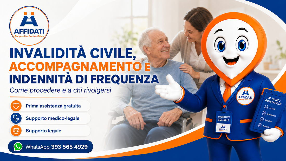 Invalidità civile, accompagnamento e indennità di frequenza: come fare domanda