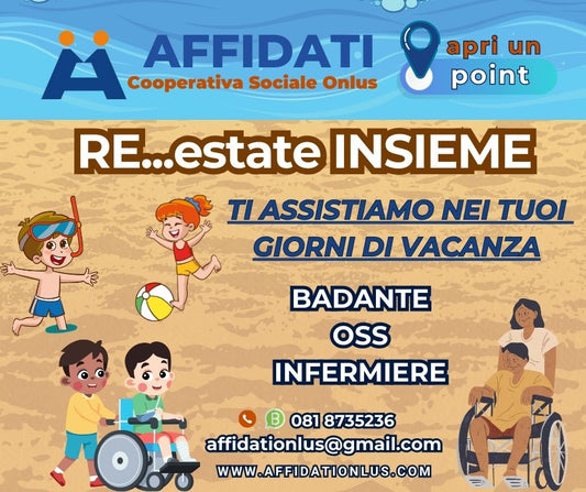 "RE...estate Insieme" il progetto estivo di AF...fidati Cooperativa Sociale Onlus