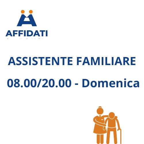 ASSISTENTE FAMILIARE - 08.00/20.00 Domenica
